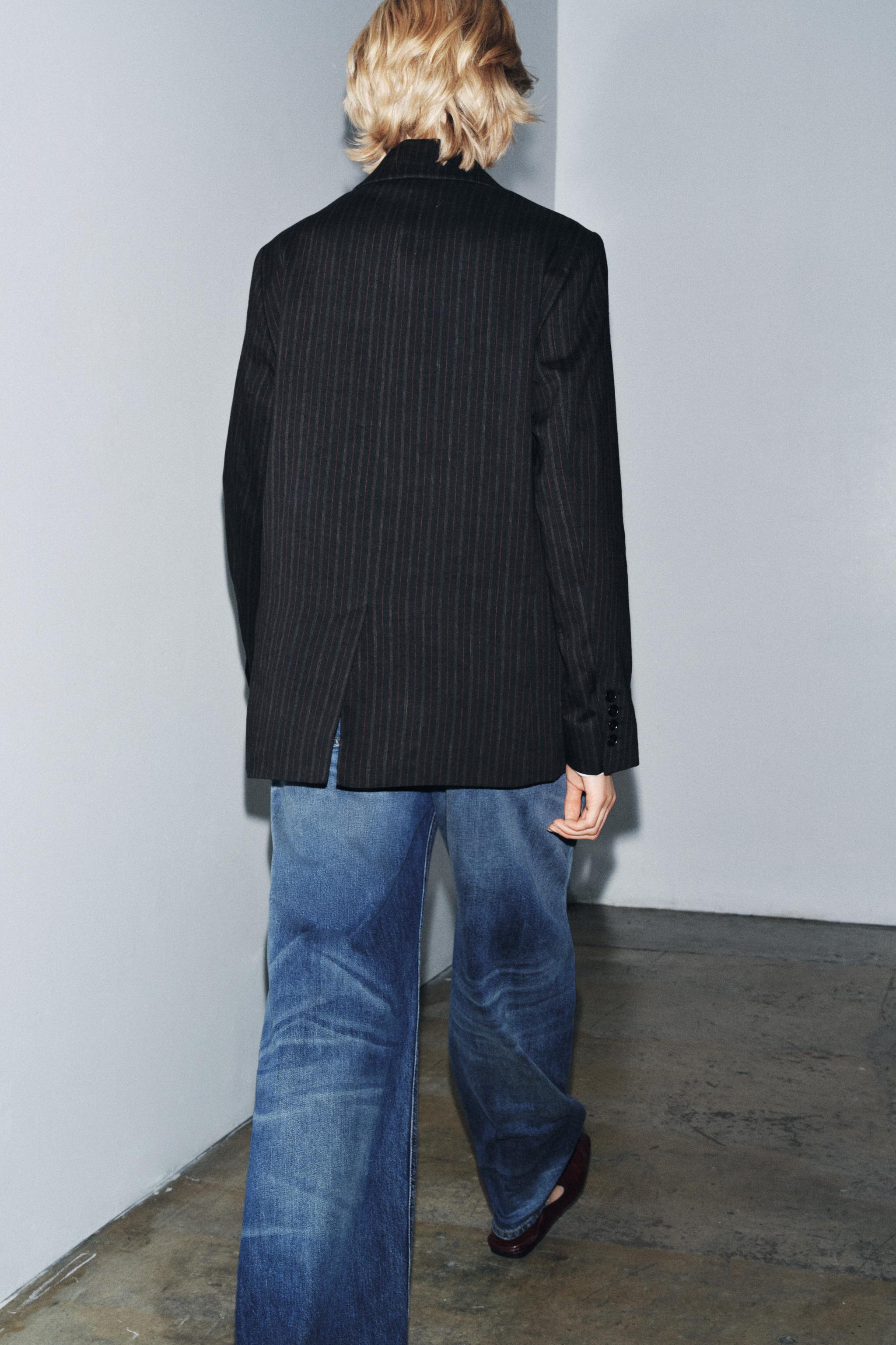 STRIPED BLAZER ZW COLLECTION LIMITED EDITION